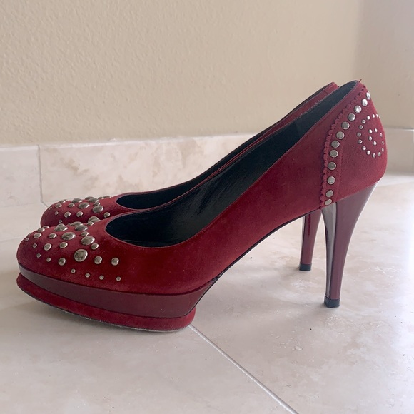 Stuart Weitzman suede pumps, sz 8,5 - Picture 4 of 8